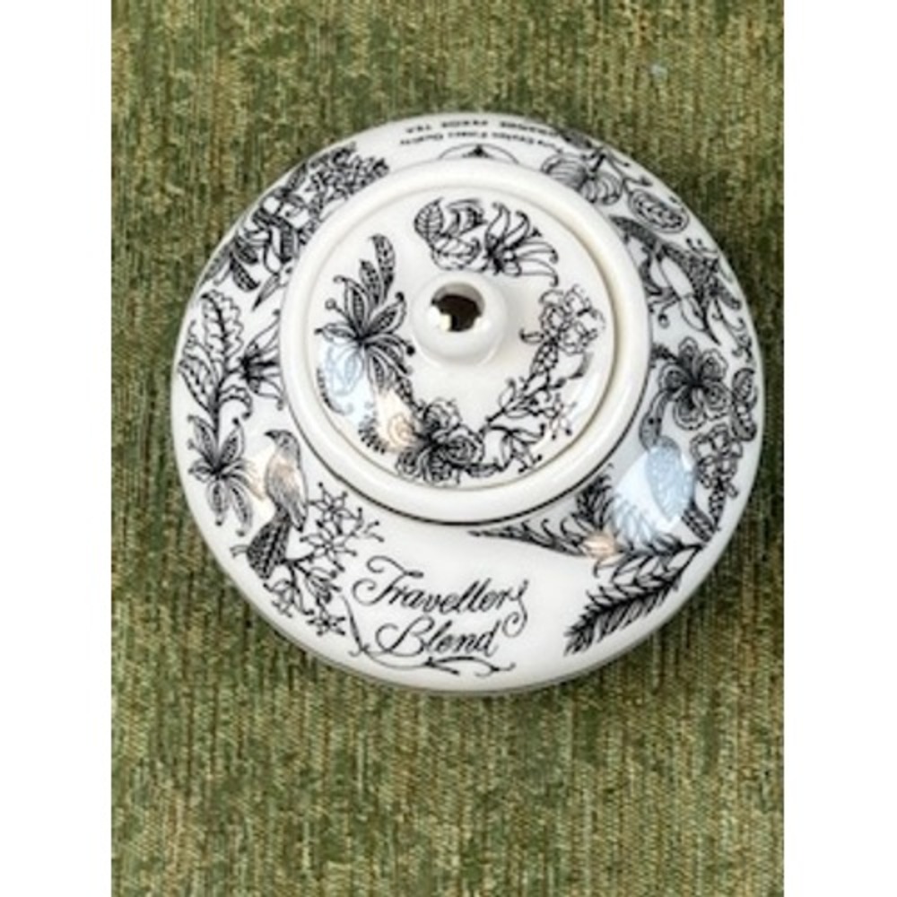 Mlesna Pure Ceylon Tea Traveller Blend Porcelain Jar Lanka Porcelain Sri Lanka